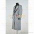 Dr Tom Baker Costume for Doctor Who 4th Fourth Cosplay Gray Trench Coat