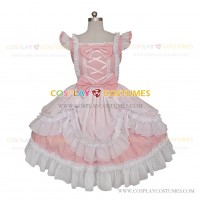 Super Cute Pink Sweet Love Lolita Dress Sleeveless Ruffle Dress