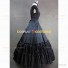 Renaissance Queen Elizabeth Wedding Dress Theater Gown Black