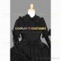 Black Gothic Lolita Dress Punk Lolita Wide Sleeve Lace Bow Dress