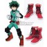 My Hero Academia Boku No Hero Akademia Izuku Midoriya Deku Red Cosplay Shoes