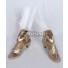 Overwatch OW Summer Games 2017 Winged Victory Mercy Skin Golden Cosplay Shoes