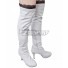 RWBY Season 2 Weiss Schnee Ice Queen White Shoes Cosplay Boots