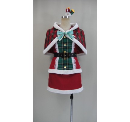 Love Live SR Card Eri Ayase Christmas Cosplay Costume