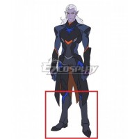 Voltron: Legendary Defender Lotor Black Shoes Cosplay Boots