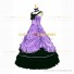 Steampunk Southern Belle Saloon Girls Theater Ruffles Light Purple Dress Evening Gown