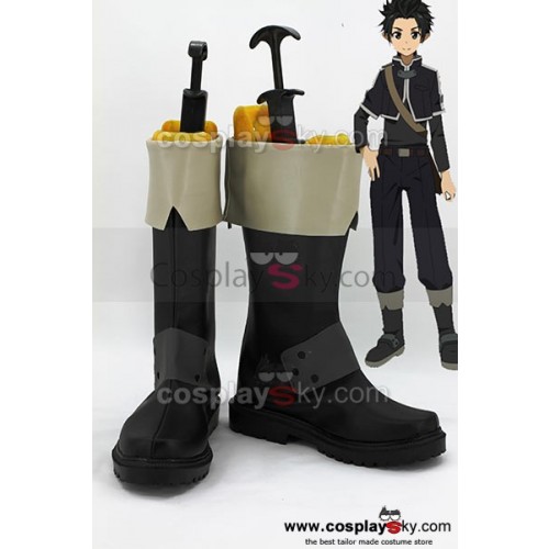 Sword Art Online Kirito Kazuto Kirigaya Cosplay Boots Custom Made