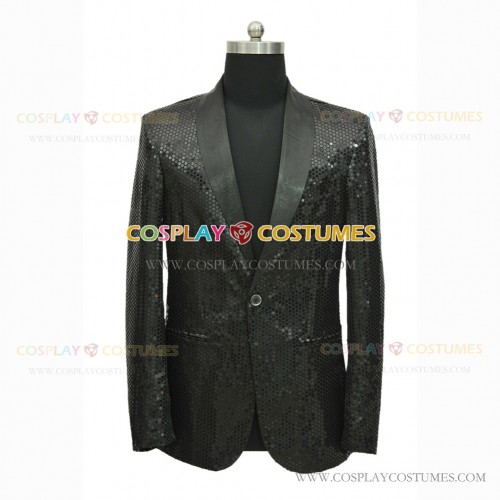 Daft Punk's Electroma Hero Robot No 2 Coat Cosplay Costume Black Jacket