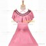 Civil War Victorian Rococo Lolita Armelloses Kleid Evening Gown Pink Dress