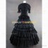 Gothic Marie Antoinette Royal Queen Dress Theater Ball Gown Black