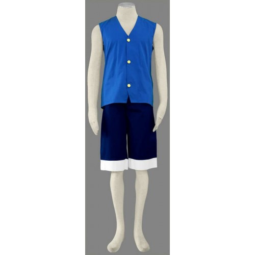 One Piece Monkey D. Luffy Cosplay Costume - 2nd Edition