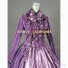 Victorian Style Royal Queen Renaissance Dress Royal Princess Fantasy Dress Purple Stripes