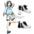 Touken Ranbu Online Taikogane Sadamune White Black Cosplay Shoes