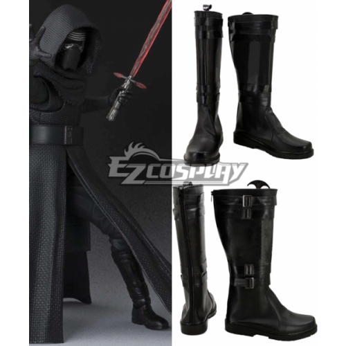 Star Wars VII The Force Awakens Kylo Ren Shoes Cosplay Boots