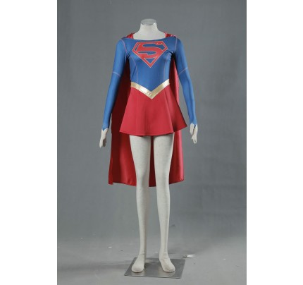 Superwoman Supergirl Dress Cosplay Costume