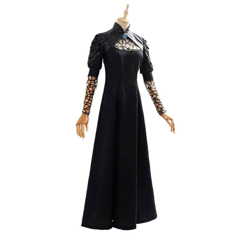 The Witcher Cosplay Yennefer Party Black Long Dress