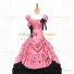 Vintage Gothic Lolita Victorian 18th Century Pink Ruffles Evening Ball Gown Dress