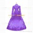 Victorian Gothic Lolita Reenactment Rococo Southern Belle Light Purple Ball Gown Dress