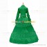 Gothic Lolita Victorian Rococo Stage Long Luxury Green Dress Ball Gown