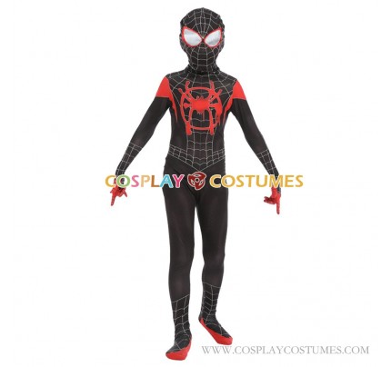 Miles Morales Cosplay Costume From Spider-Man: Into the Spider-Verse 
