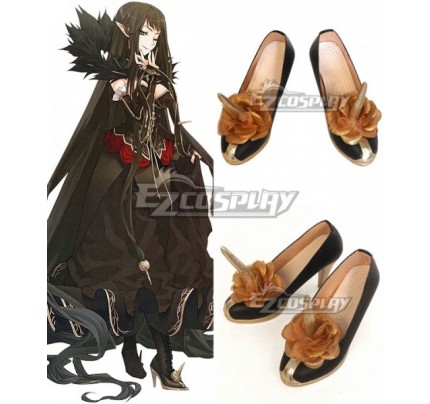 Fate Grand Order Fate Apocrypha Semiramis Ototsugu Konoe Black Cosplay Shoes