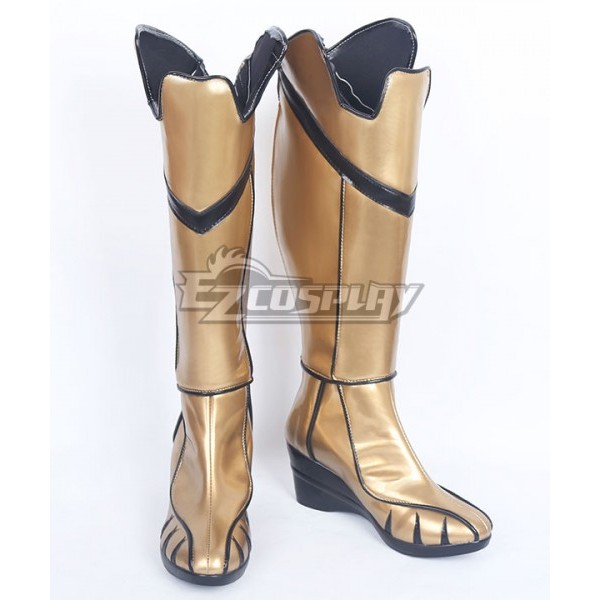 Dc Batman Arkham Knight Batgirl Katherine Kathy Kane Golden Shoes Cosplay Boots