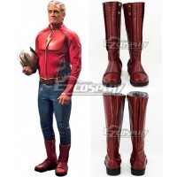 DC Arrowverse The Flash Jay Garrick Red Shoes Cosplay Boots