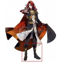 Fire Emblem: Genealogy of the Holy War Arvis Black Golden Shoes Cosplay Boots