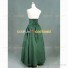 Victorian Reenactment Skirt Dark Olive Green Corduroy Floor Length Skirt