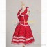 1950s Romantic Chic Halterneck Red Tartan Dress