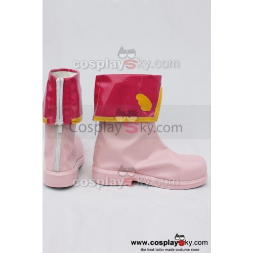 Card Captor Sakura Cosplay Shoes Boots Pink