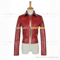 Once Upon A Time Cosplay Emma Swan Costume Red Leather Jacket