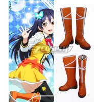 Love Live! Lovelive! School Idol Festival Sunny Day Song Umi Sonoda Orange Shoes Cosplay Boots