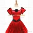 Civil War Southern Belle Lolita Victorian Theater Red Long Ball Gown Dress