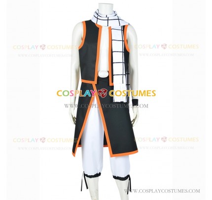 Natsu Dragneel Costume for Fairy Tail Cosplay Uniform Full Set