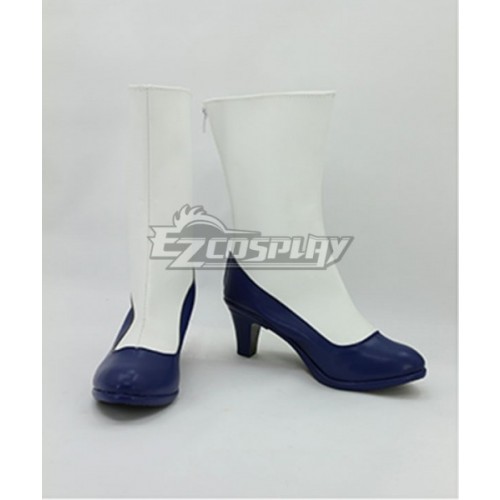 Concrete Revolutio Konkuriito Reborutio Choujin Gensou Hoshino Kikko White Shoes Cosplay Boots