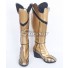 DC Batman Arkham Knight Batgirl Katherine Kathy Kane Golden Shoes Cosplay Boots