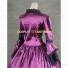 Deluxe Renaissance Queen Elizabeth I Medieval Satin Dress Purple