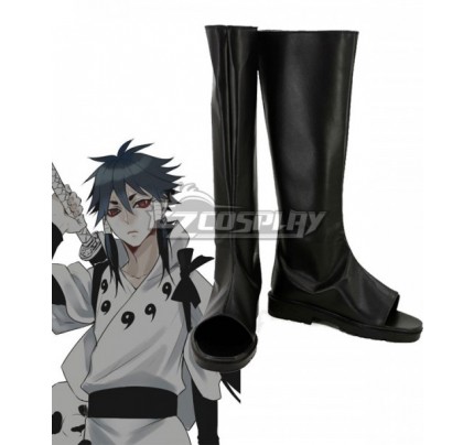 Naruto Indora Black Shoes Cosplay Boots