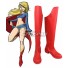 DC Supergirl Supergirl Red Shoes Cosplay Boots