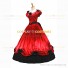 Civil War Southern Belle Lolita Victorian Theater Red Long Ball Gown Dress