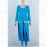 Commander Deanna Troi Costume for Star Trek Cosplay Blue Dress