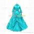 Medieval Renaissance Lolita Princess Ruffled Green Ball Gown Dress